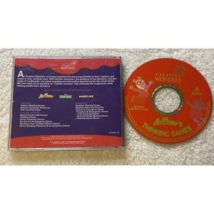 Arthur's Thinking Games PC CD-Rom Ages‎ 5 & up The Learning Company 1999 VTG
